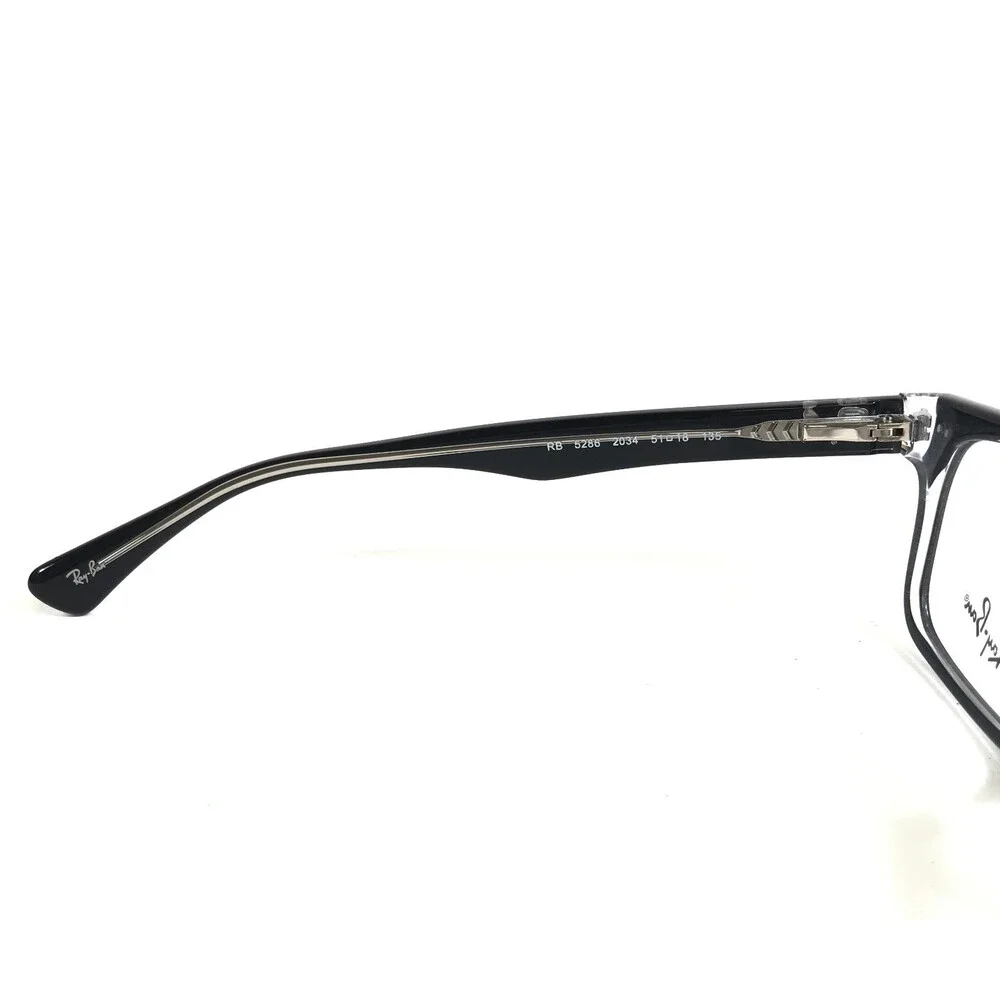 Ray-Ban Eyeglasses Frames RB5286 2034 Polished Shiny Black on Clear 51-18-135